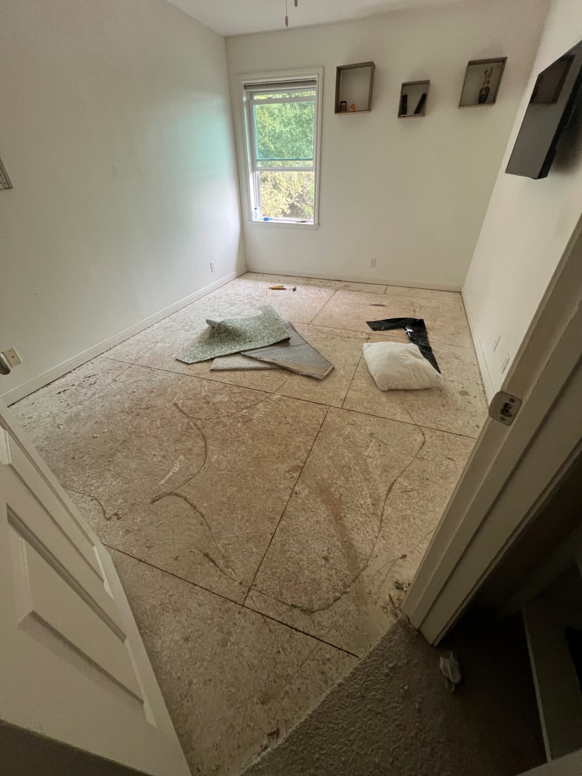 Removing old carpet
