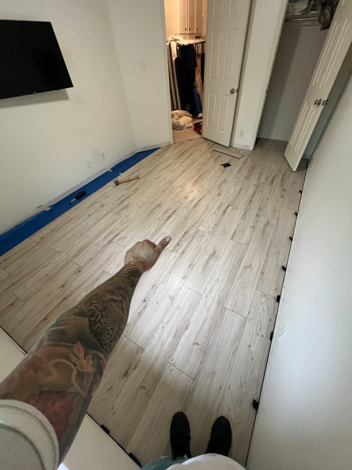 Finished floor